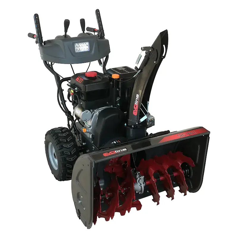 EVOline SBG 760 E бензиновый снегоуборщик 15 л.с. ковш 76 см, выброс 15 м, 6 вперед/2 назад