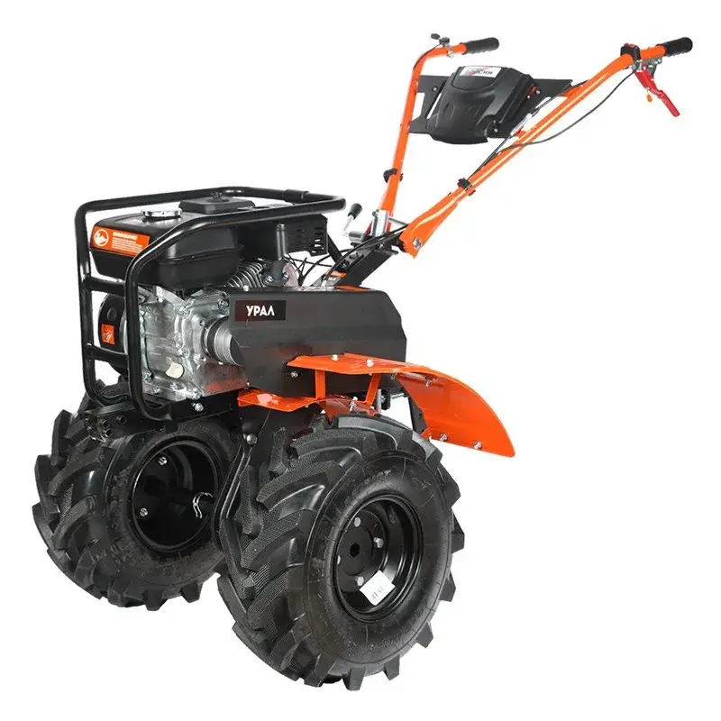 Мотоблок бензиновый Patriot Урал (колеса Extreme), 440107581