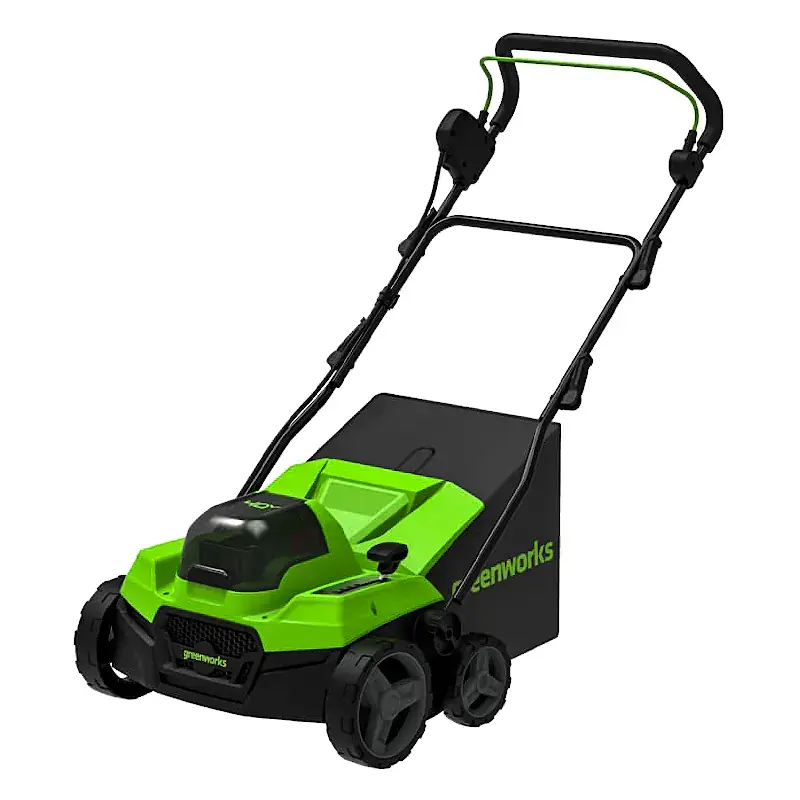Аэратор-скарификатор аккумуляторный Greenworks GD40SC38IIK4 (1 x 4 Ач, ЗУ) 2517607UB