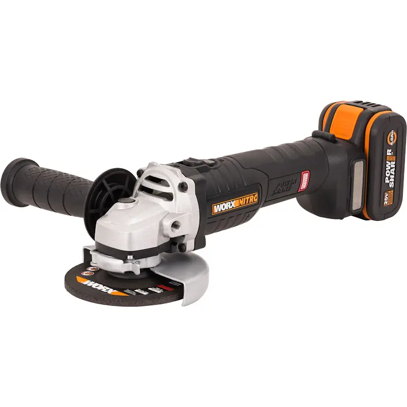 WORX WX813 угловая шлифмашина (1 x 4 Ач, ЗУ)