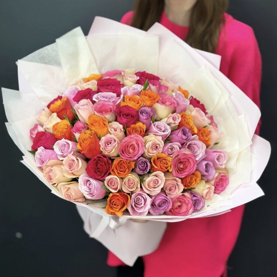 Роза микс 35см
