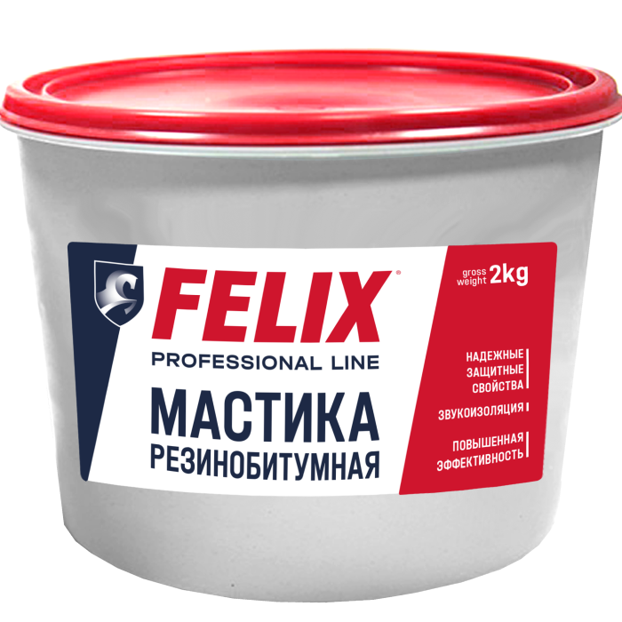 Мастика резино-битумная Felix, 2кг