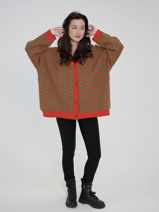 Кардиган с котами