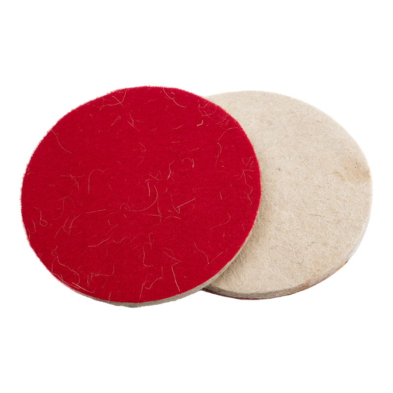 ICAR Круг полировальный войлочный на липучке, белый, 150*10мм.