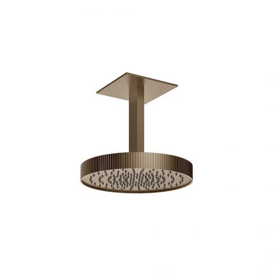 Верхний душ Gessi Incastri Rigato 75170 потолочный высота 11-190 см схема 14