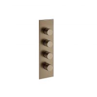 Смеситель для душа Gessi Incastri 75316 с термостатом 3 запорных вентиля схема 6