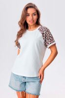 Футболка нарядная лео [белый]