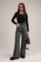 Лонгслив облегающий повседневный skims [черный]