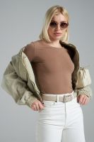 Лонгслив облегающий повседневный skims [мокко]