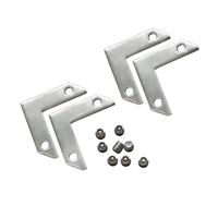 ST001.179.00 Уголок 90° горизонтальный к-т (4 соединителя+8 винтов) для ST001.129.00 ST-Luce Серебри