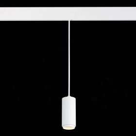 ST357.543.06 Магнитный трековый светильник подвесной ZOOM Белый LED 1*6W 4000K 667Lm Ra>80 10-60° IP