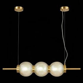 SL1155.313.03 Светильник подвесной ST-Luce Латунь/Коньячный E14 3*40W