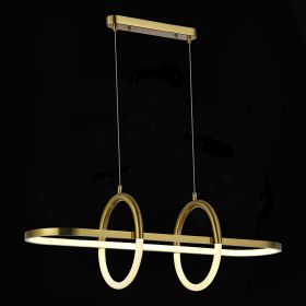 SL1579.313.01 Светильник подвесной ST-Luce Золотистый/Белый LED 1*48W 3000K