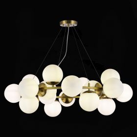 SLE1191-203-20 Светильник подвесной Золотистый/Белый E27 20*60W