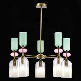 SL2000.202.05 Люстра потолочная ST-Luce Золотистый/Дымчатый E14 5*40W