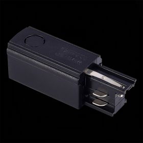 ST030.409.10L Левый Токоподвод для трехфазного шинопровода ST-Luce Черный