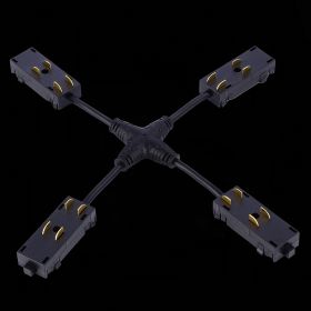 ST015.422.20 X- образный коннектор Skyline 220 ST-Luce Черный