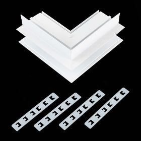 ST007.559.12 Внешний угол-соединитель для встраиваемого магнитного шинопровода под ГКЛ 12мм ST-Luce