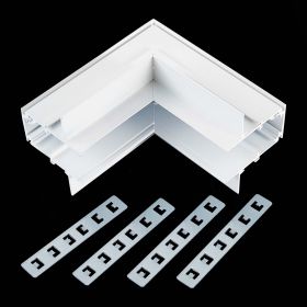 ST007.549.12 Внутренний угол-соединитель для встраиваемого магнитного шинопровода под ГКЛ 12мм ST-Lu