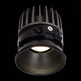 ST851.448.07 Светодиодный модуль Черный LED 1*7W 4000K 560Lm Ra90 36° IP20 D69xH75 220-240V(глянец)