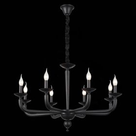 SL1114.403.08 Люстра подвесная ST-Luce Черный E14 8*40W