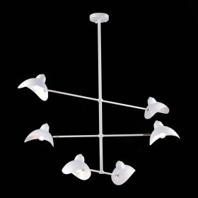 SL1801.503.06 Люстра подвесная ST-Luce Белый/Белый E14 6*60W.