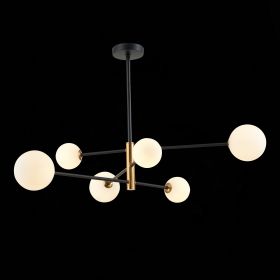 SLE220103-06 Светильник потолочный Черный, Бронза/Белый G9 6*5W.