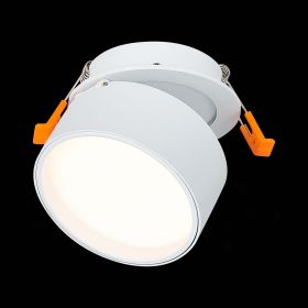 ST651.538.09 Встраиваемый поворотный светильник Белый LED 1*9W 3000K 720Lm Ra>90 120° IP20 D85xH68 1.