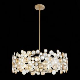 SL1172.203.05 Светильник подвесной ST-Luce Золотистый/Золотистый, Прозрачный E14 5*60W.