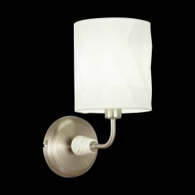 SLE107801-01 Светильник настенный Никель/Белый E14 1*40W.