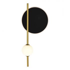 SL6507.431.02 Светильник настенный ST-Luce Шампань, Черный/Белый LED 1+1*9+4W 4000K.