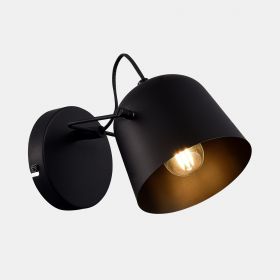 SLE1805-401-01 Светильник настенный Черный/Черный E27 1*40W.