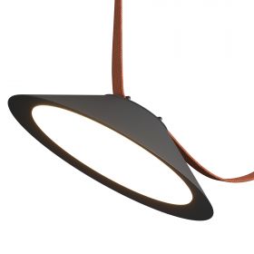 ST454.436.12 Св-к трек. Черный LED 1*12W 3000K 680Lm Ra90 120 IP20 D300xH71 48V.