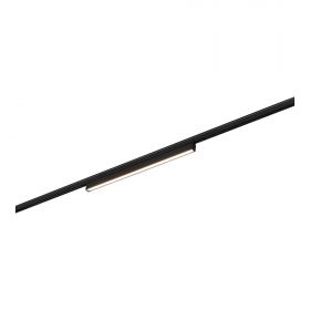 ST665.436.08 Магнитный трековый светильник Черный LED 1*8W 3000K 250Lm Ra>80 100° IP20 L300xW10xH18.