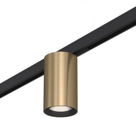 ST671.336.09 Магнитный трековый светильник Латунь LED 1*9W 3000K 500Lm Ra>90 36° IP20 D45xH63 24V.