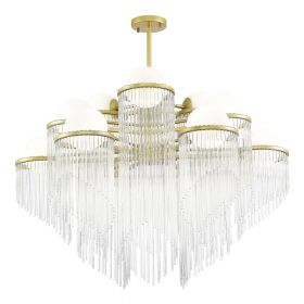 SL1511.203.12 Люстра подвесная ST-Luce Золотистый/Белый E27 12*60W.