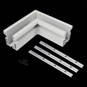 ST003.579.01 Угол-соединитель для профиля SKYLINE 48 с демпф. системой ST-Luce Белый.