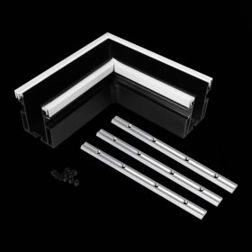 ST003.479.01 Угол-соединитель для профиля SKYLINE 48 с демпф. системой ST-Luce Черный.