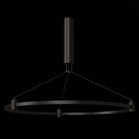 ST025.403.00 Шинопровод-кольцо FARM с подвесами и основанием под блок питания ST-Luce Черный.