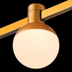 ST815.206.05 Магнитный трековый светильник FARM Золотистый LED 1*5W 3000K 89Lm Ra90 120 IP20 D75xH10.