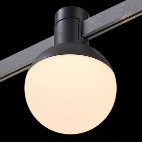 ST815.406.05 Магнитный трековый светильник FARM Черный LED 1*5W 3000K 78Lm Ra90 120 IP20 D75xH109 24.