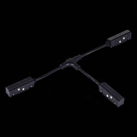 ST006.459.00 Коннектор питания T-образный для магнитного шинопровода ST-Luce Черный.