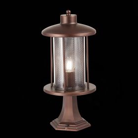 SL080.405.01 Светильник уличный наземный ST-Luce Темный кофе/Прозрачный, Темный кофе E27 1*60W.