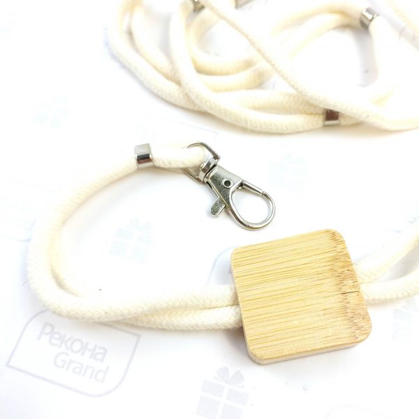 Ленты для бейджа NIBIS с квадратной вставкой