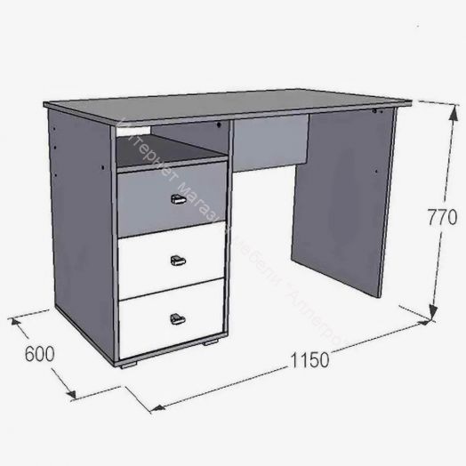 Полка настольная Омега 18 (надстройка)