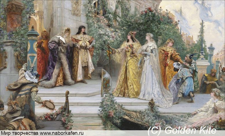 Набор для вышивания "1703 The Arrival of the Guests, Venice"