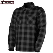 Моторубашка Icon Fallblock, черно-серая