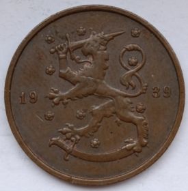 10 пенни (регулярный выпуск) Финляндия 1939