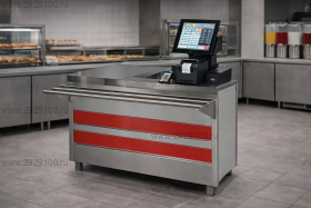 Прилавок кассовый Онега МЛОЭ/ПК1