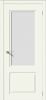 Межкомнатная Дверь Verda Квадро 2 Лайтбеж со Стеклом Сатинато 2000х700мм (Полотно+Коробка+5 Наличников) / Верда.